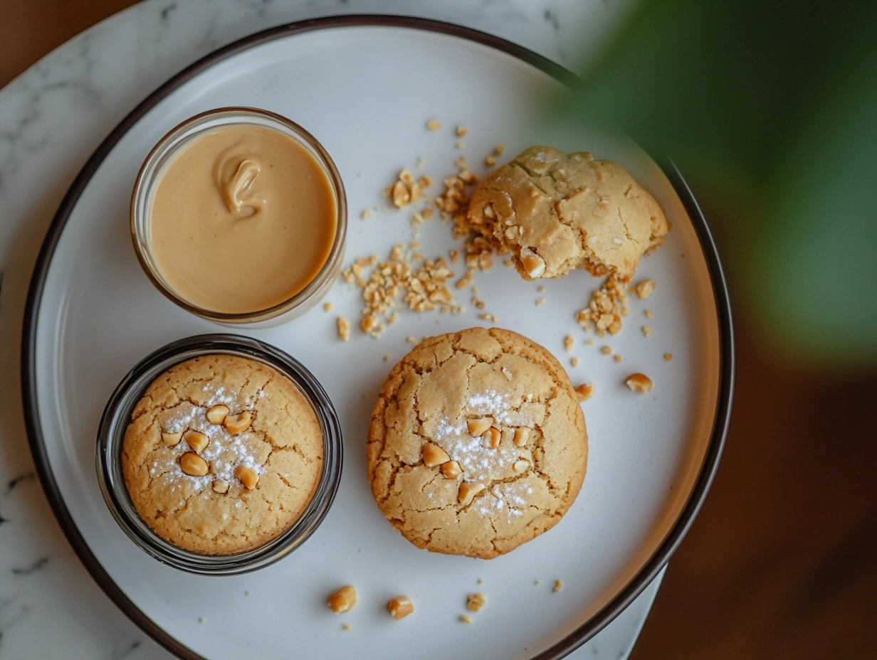 peanut butter serving plate